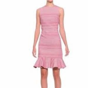 NWT Banana Republic Criss Cross Back Ruffle Hem Dress Size 10